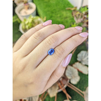 1.35 Ct. Blue Kyanite from Brazil Life Style