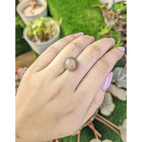 8.93 Ct. Brown Cabochon Moonstone from Ceylon (Sri Lanka) Life Style