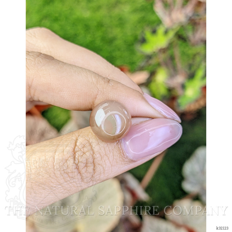 8.93 Ct. Brown Cabochon Moonstone from Ceylon (Sri Lanka)