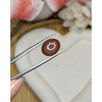 4.18 Ct. Brown Cabochon Moonstone from Ceylon (Sri Lanka) Life Style