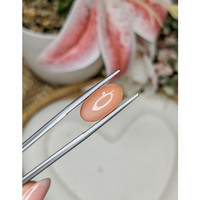 5.45 Ct. Peach Cabochon Moonstone from Ceylon (Sri Lanka) Life Style