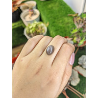 8.18 Ct. Brown Cabochon Moonstone from Ceylon (Sri Lanka) Life Style