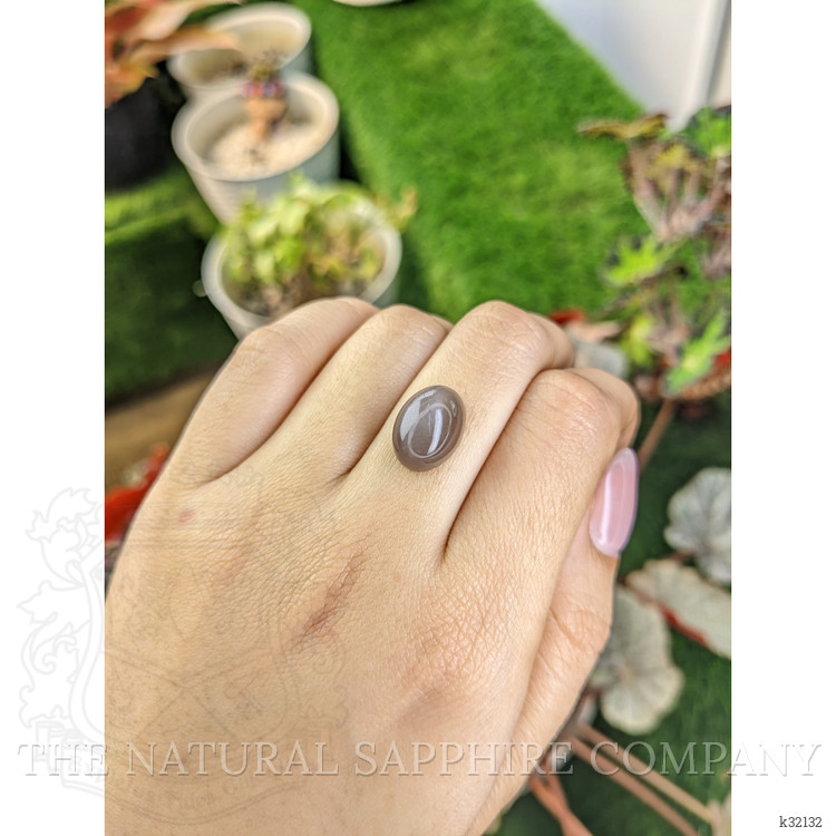 8.18 Ct. Brown Cabochon Moonstone from Ceylon (Sri Lanka)