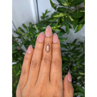 3.04 Ct. Peach Cabochon Moonstone from Ceylon (Sri Lanka) Life Style
