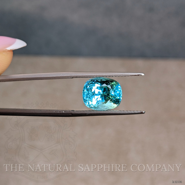 4.79 Ct. Greenish Blue Paraiba Tourmaline from Mozambique