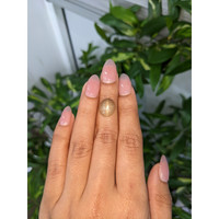 4.90 Ct. Brown Cabochon Moonstone from Ceylon (Sri Lanka) Life Style