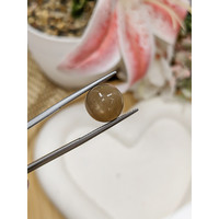 6.82 Ct. Brown Cabochon Moonstone from Ceylon (Sri Lanka) Life Style