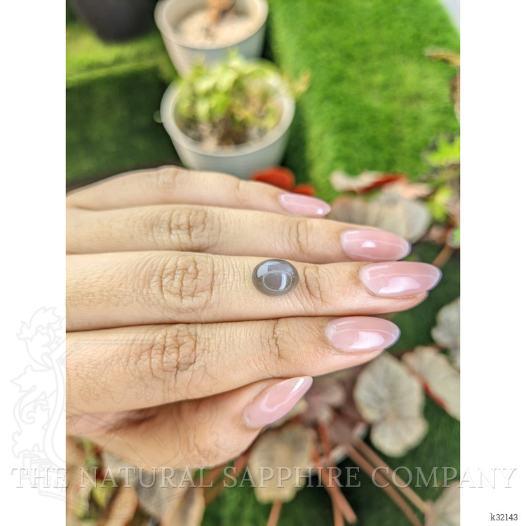 3.77 Ct. Brown Cabochon Moonstone from Ceylon (Sri Lanka)