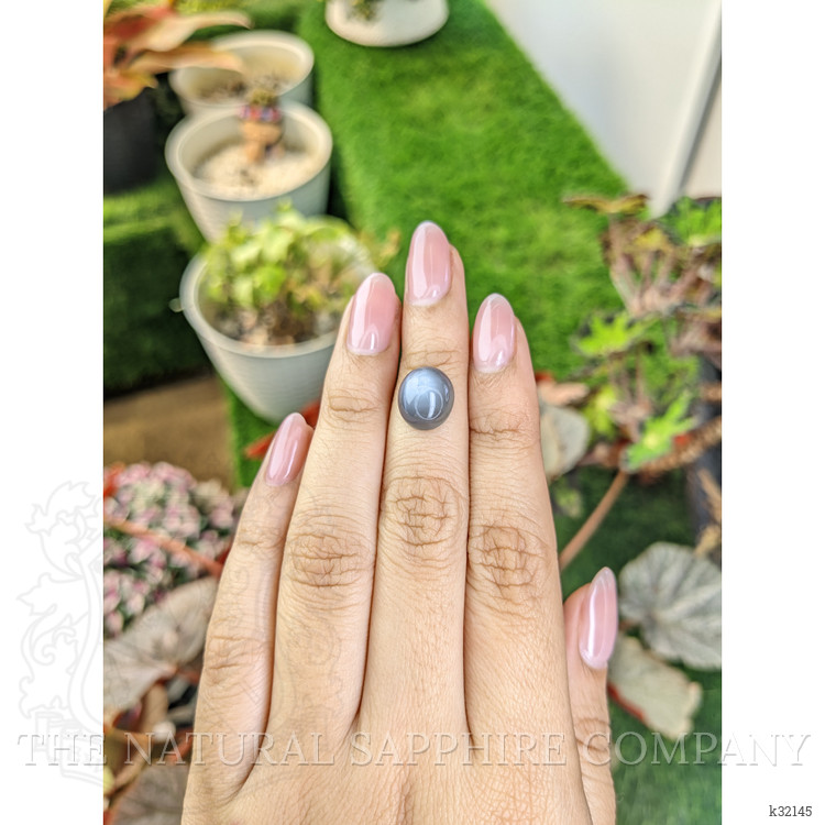 5.23 Ct. Grey Cabochon Moonstone from Ceylon (Sri Lanka)
