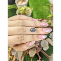 3.63 Ct. Grey Cabochon Moonstone from Ceylon (Sri Lanka) Life Style