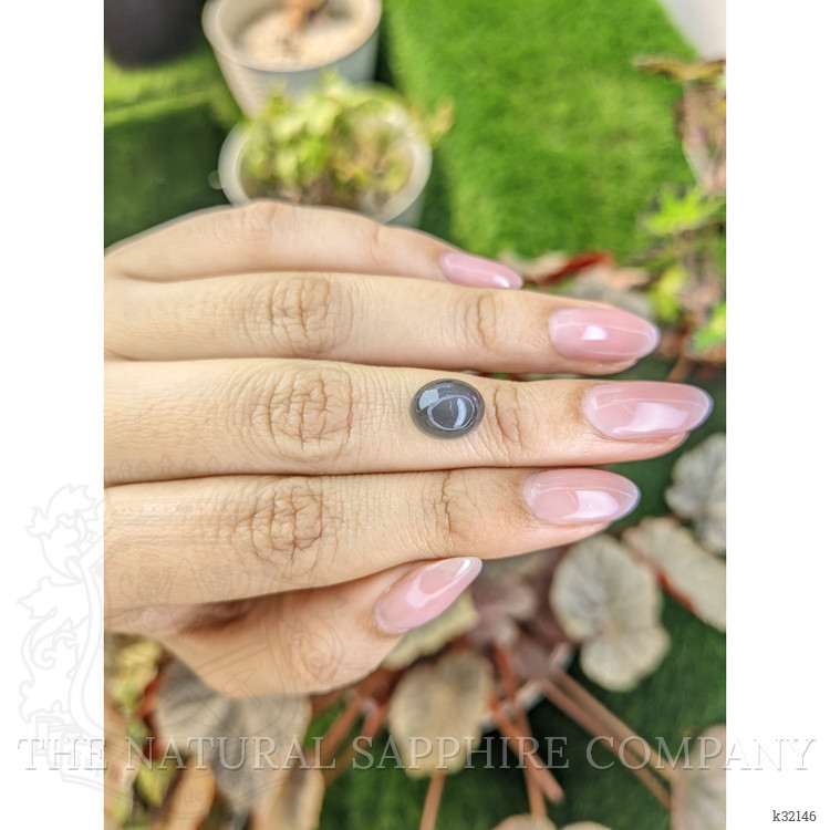 3.63 Ct. Grey Cabochon Moonstone from Ceylon (Sri Lanka)