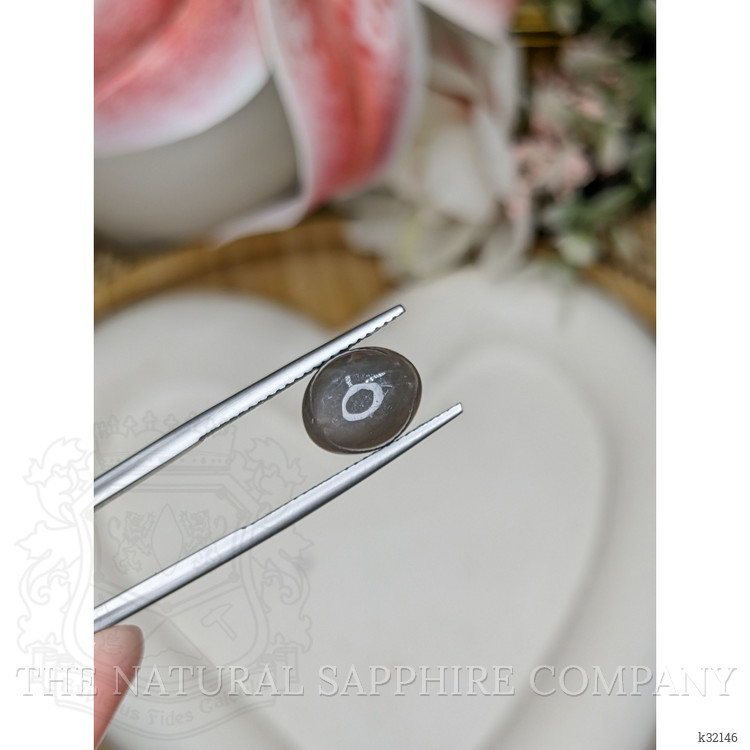 3.63 Ct. Grey Cabochon Moonstone from Ceylon (Sri Lanka)