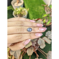 5.25 Ct. Grey Cabochon Moonstone from Ceylon (Sri Lanka) Life Style
