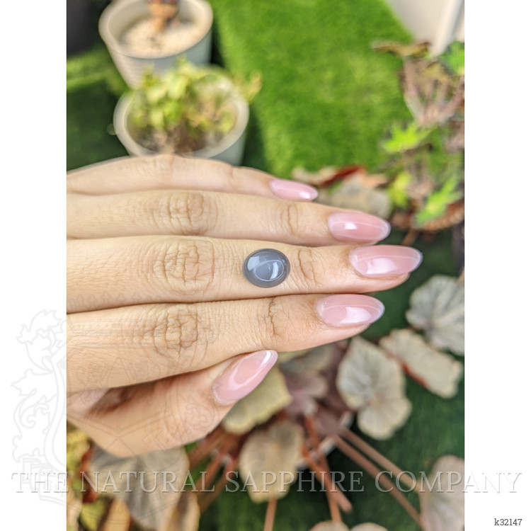 5.25 Ct. Grey Cabochon Moonstone from Ceylon (Sri Lanka)
