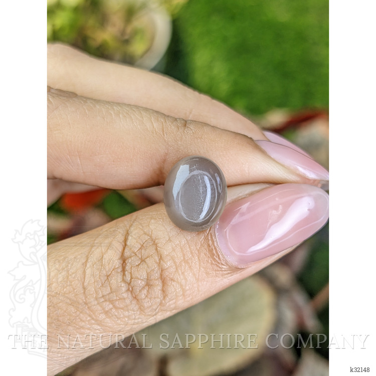 3.78 Ct. Grey Cabochon Moonstone from Ceylon (Sri Lanka)