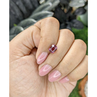 1.96 Ct. Pink Malaya Garnet from Tanzania Life Style