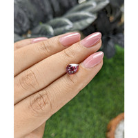 1.97 Ct. Pink Malaya Garnet from Tanzania Life Style