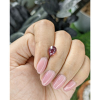 1.97 Ct. Pink Malaya Garnet from Tanzania Life Style