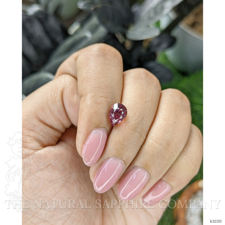 1.97 Ct. Pink Malaya Garnet from Tanzania