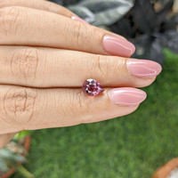 1.97 Ct. Pink Malaya Garnet from Tanzania Life Style