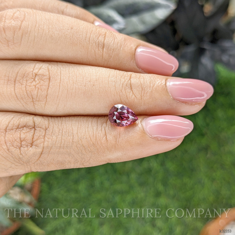 1.97 Ct. Pink Malaya Garnet from Tanzania