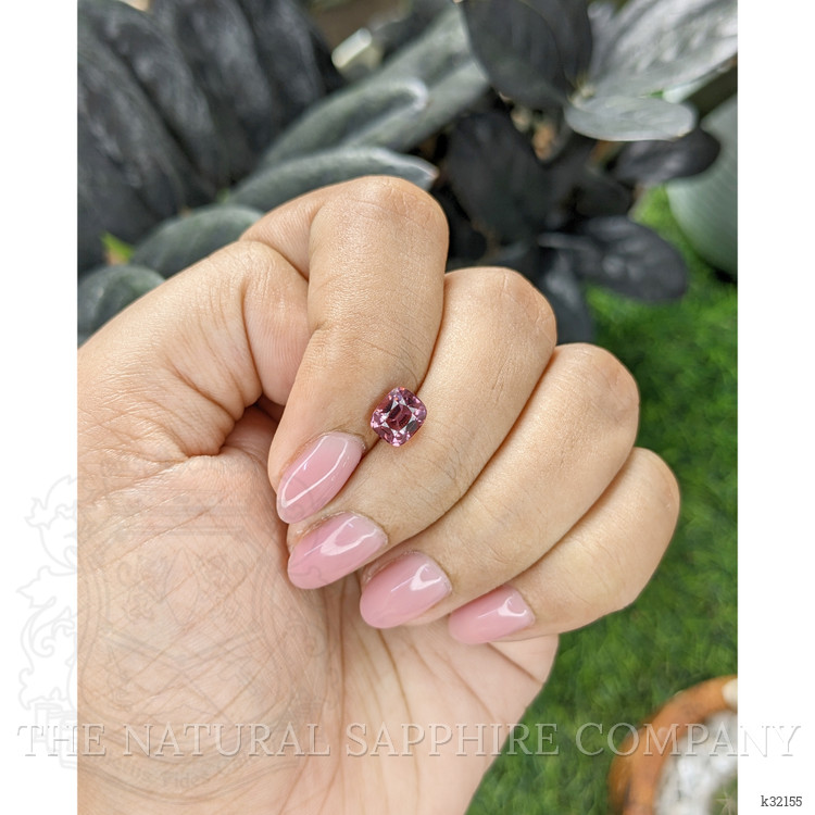 1.56 Ct. Pink Malaya Garnet from Tanzania