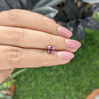 1.56 Ct. Pink Malaya Garnet from Tanzania Life Style