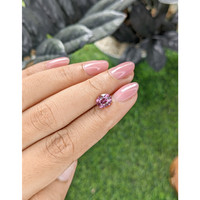 1.76 Ct. Pink Malaya Garnet from Tanzania Life Style