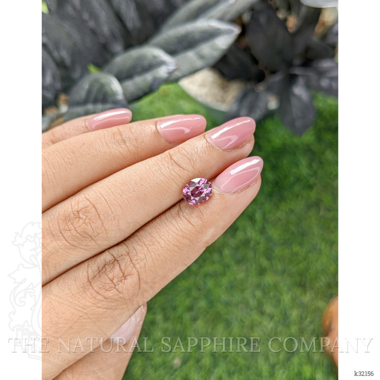 1.76 Ct. Pink Malaya Garnet from Tanzania