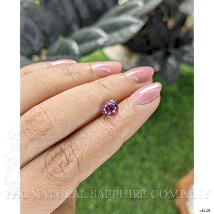 1.34 Ct. Pink Malaya Garnet from Tanzania