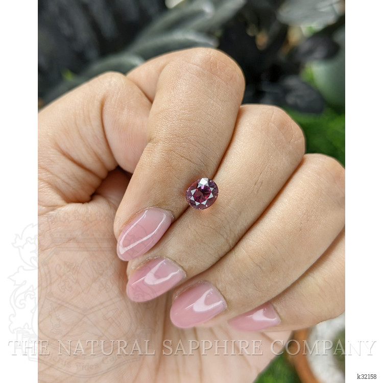 1.34 Ct. Pink Malaya Garnet from Tanzania
