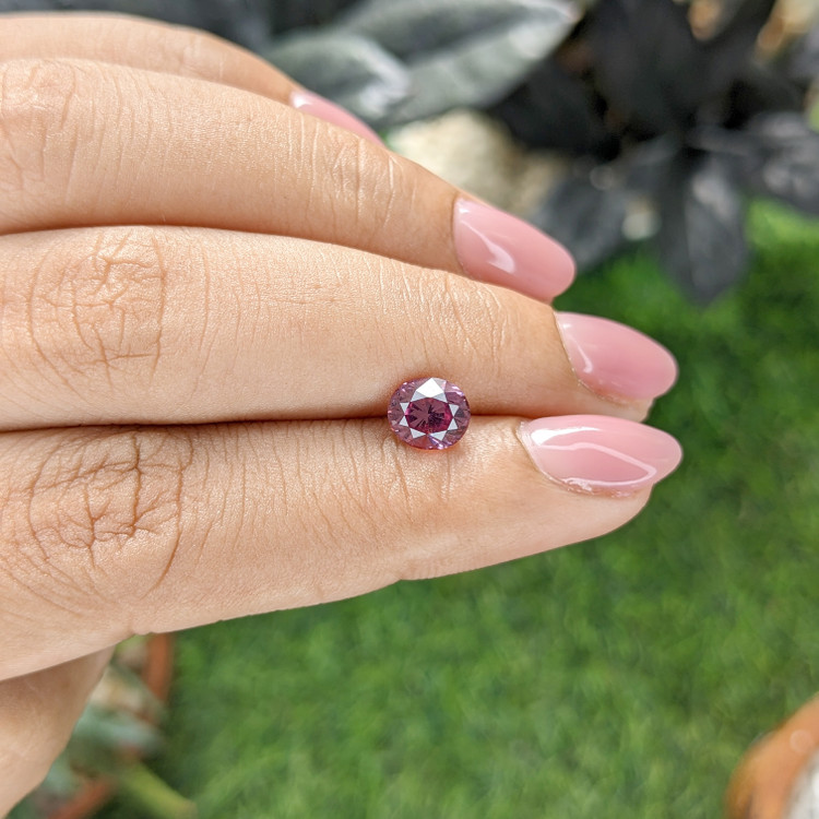 1.34 Ct. Pink Malaya Garnet from Tanzania