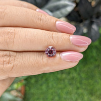 1.78 Ct. Pink Malaya Garnet from Tanzania Life Style