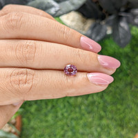 1.42 Ct. Purple Malaya Garnet from Tanzania Life Style