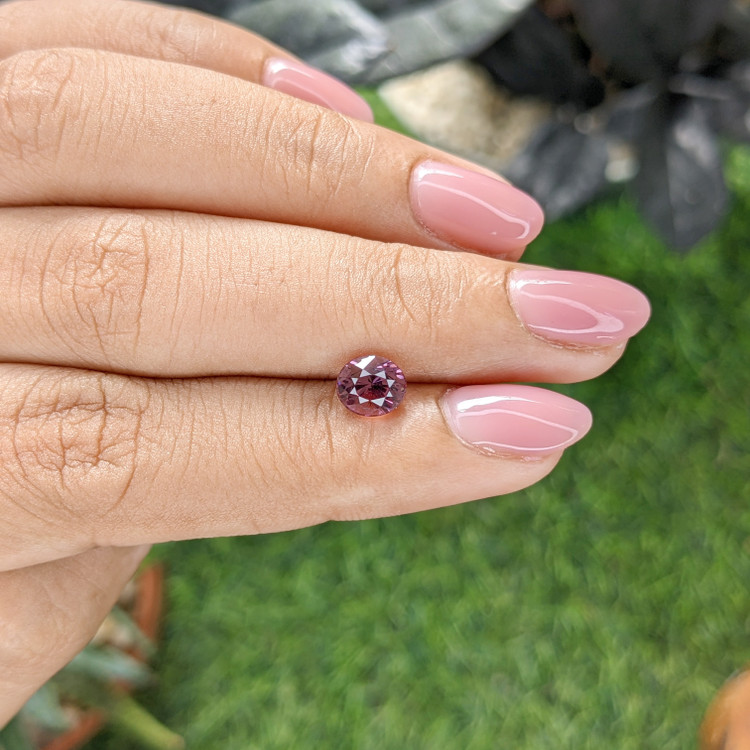 1.40 Ct. Purple Malaya Garnet from Tanzania