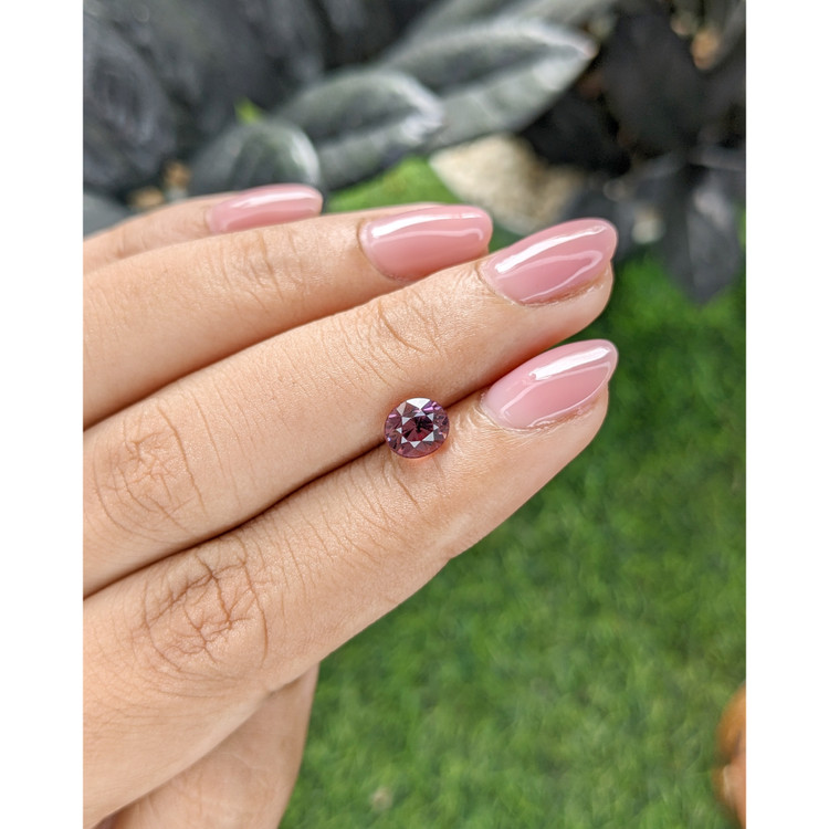 1.40 Ct. Purple Malaya Garnet from Tanzania