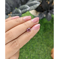 1.22 Ct. Pink Malaya Garnet from Tanzania Life Style
