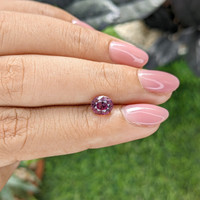 1.30 Ct. Purple Malaya Garnet from Tanzania Life Style