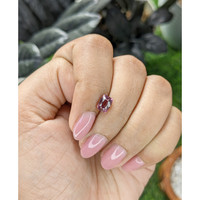 1.36 Ct. Pink Malaya Garnet from Tanzania Life Style