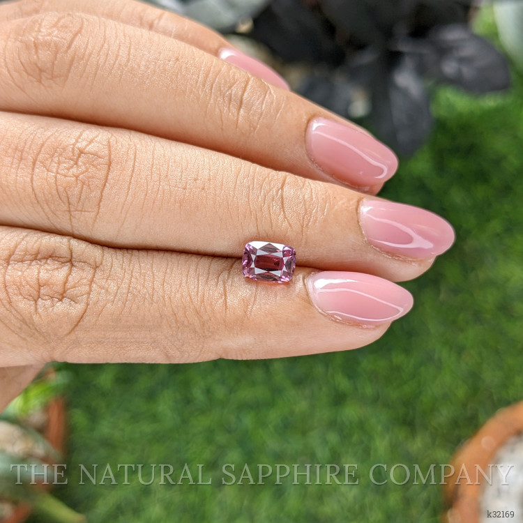 1.36 Ct. Pink Malaya Garnet from Tanzania