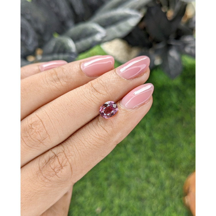 1.60 Ct. Pink Malaya Garnet from Tanzania