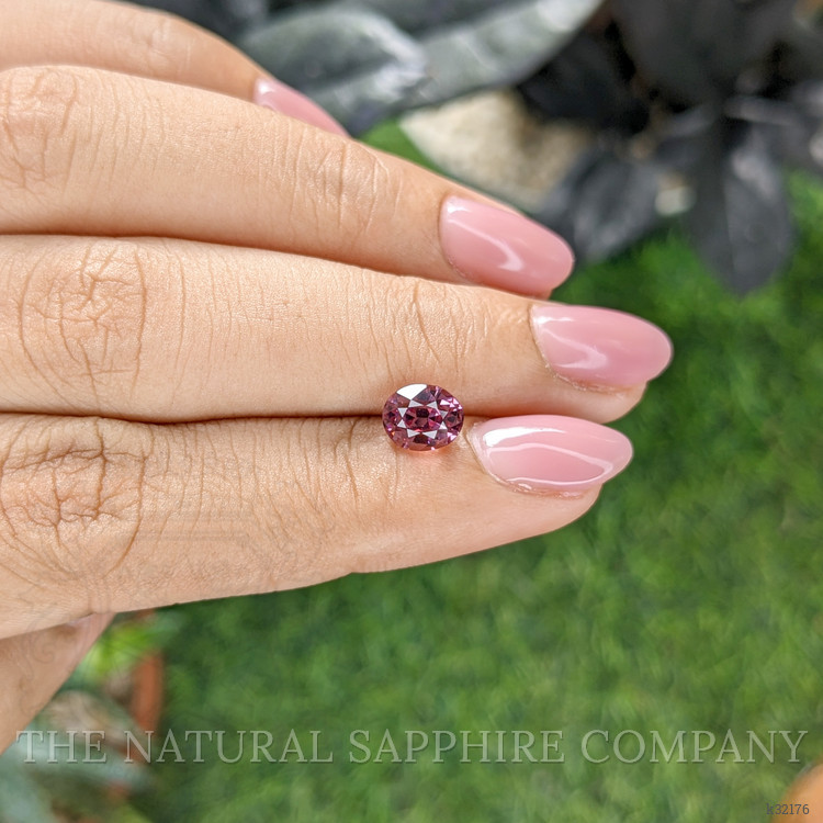 1.65 Ct. Purple Malaya Garnet from Tanzania