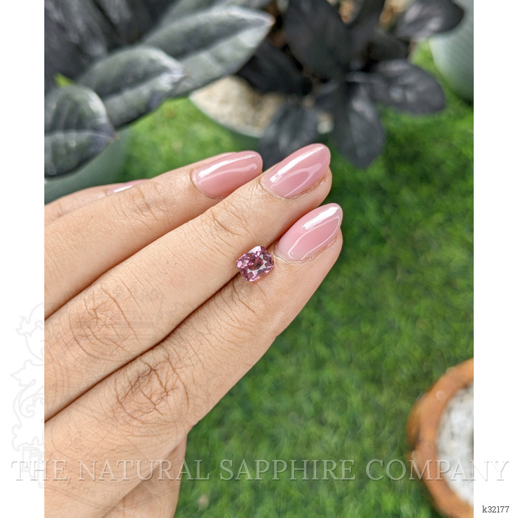 1.28 Ct. Pink Malaya Garnet from Tanzania