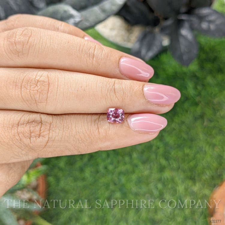 1.28 Ct. Pink Malaya Garnet from Tanzania