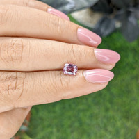 1.12 Ct. Pink Malaya Garnet from Tanzania Life Style