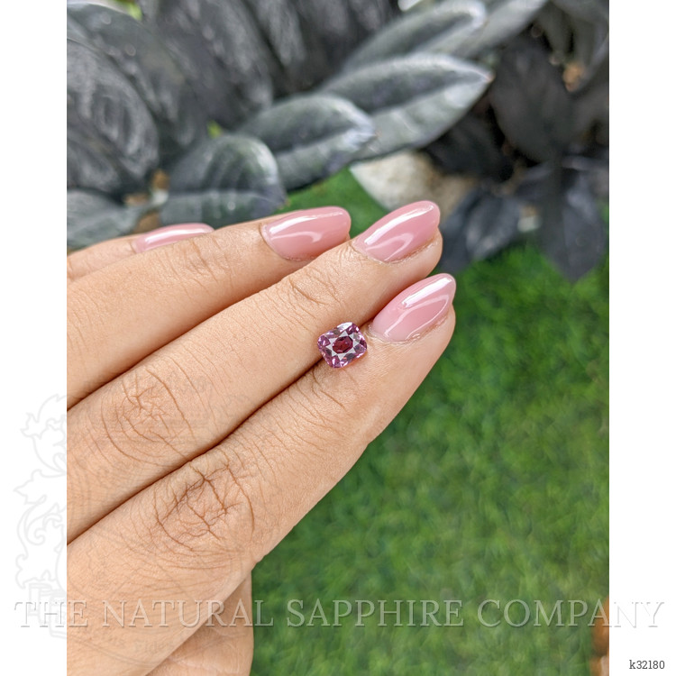 1.35 Ct. Pink Malaya Garnet from Tanzania