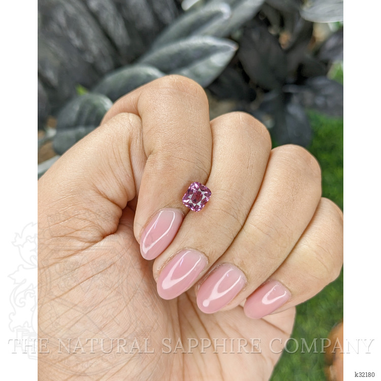 1.35 Ct. Pink Malaya Garnet from Tanzania