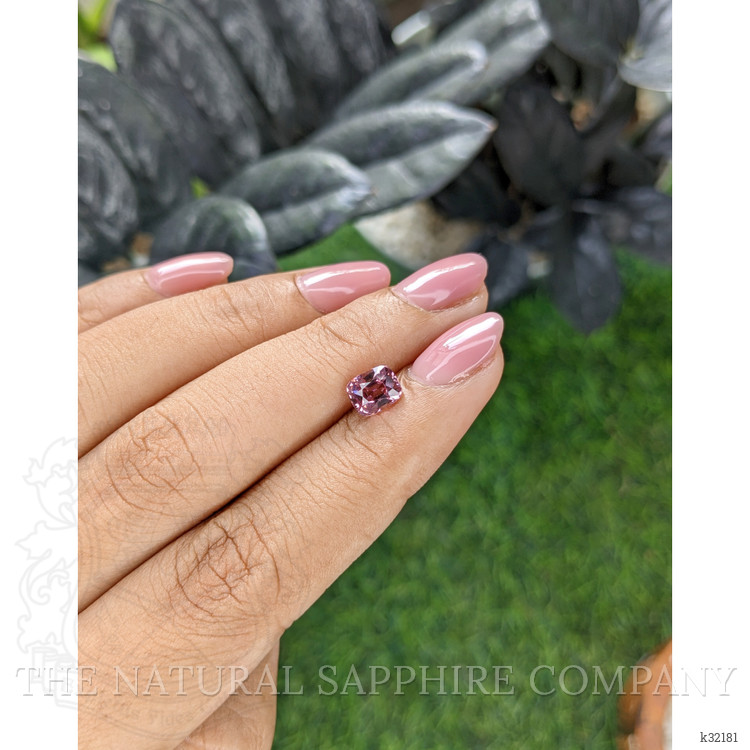 1.37 Ct. Pink Malaya Garnet from Tanzania