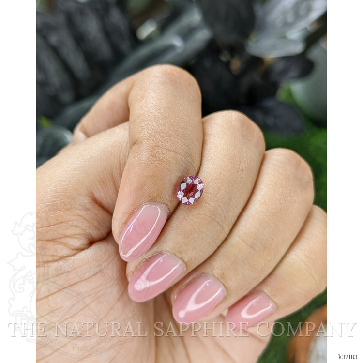 1.11 Ct. Pink Malaya Garnet from Tanzania