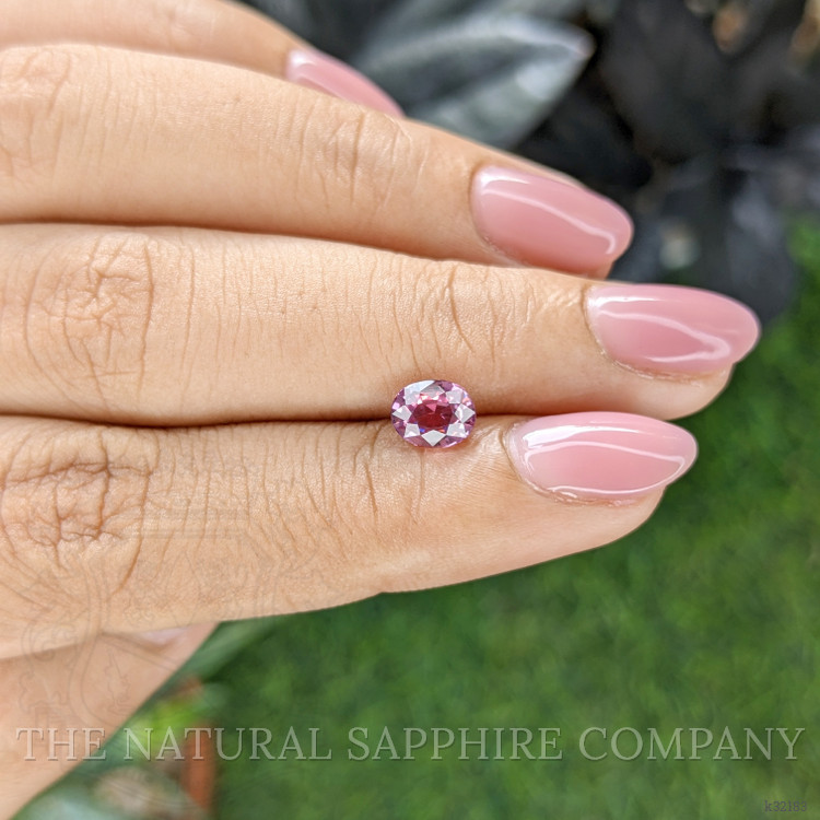 1.11 Ct. Pink Malaya Garnet from Tanzania